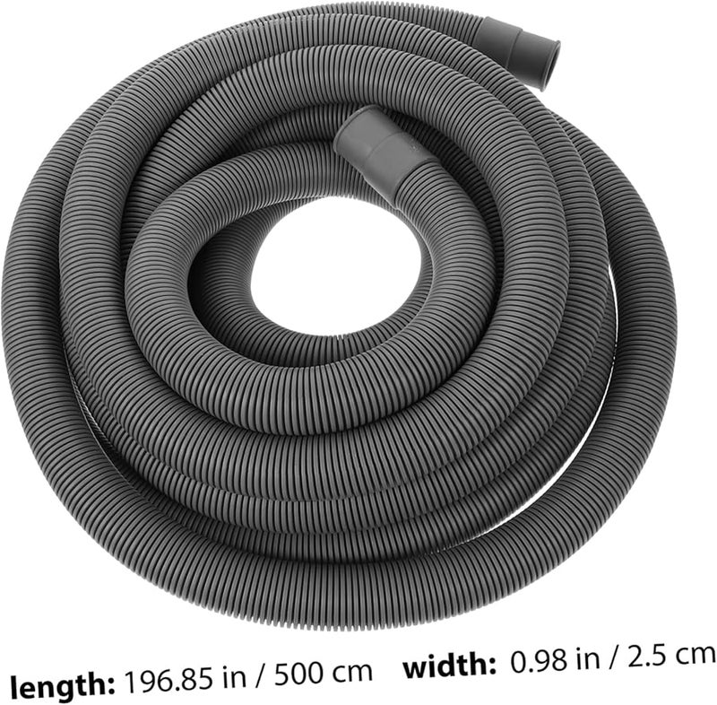 مجموعة تمديد خرطوم تصريف الغسالة بطول 5 أمتار تشمل خرطوم للمطبخ والغسيل - Image 3