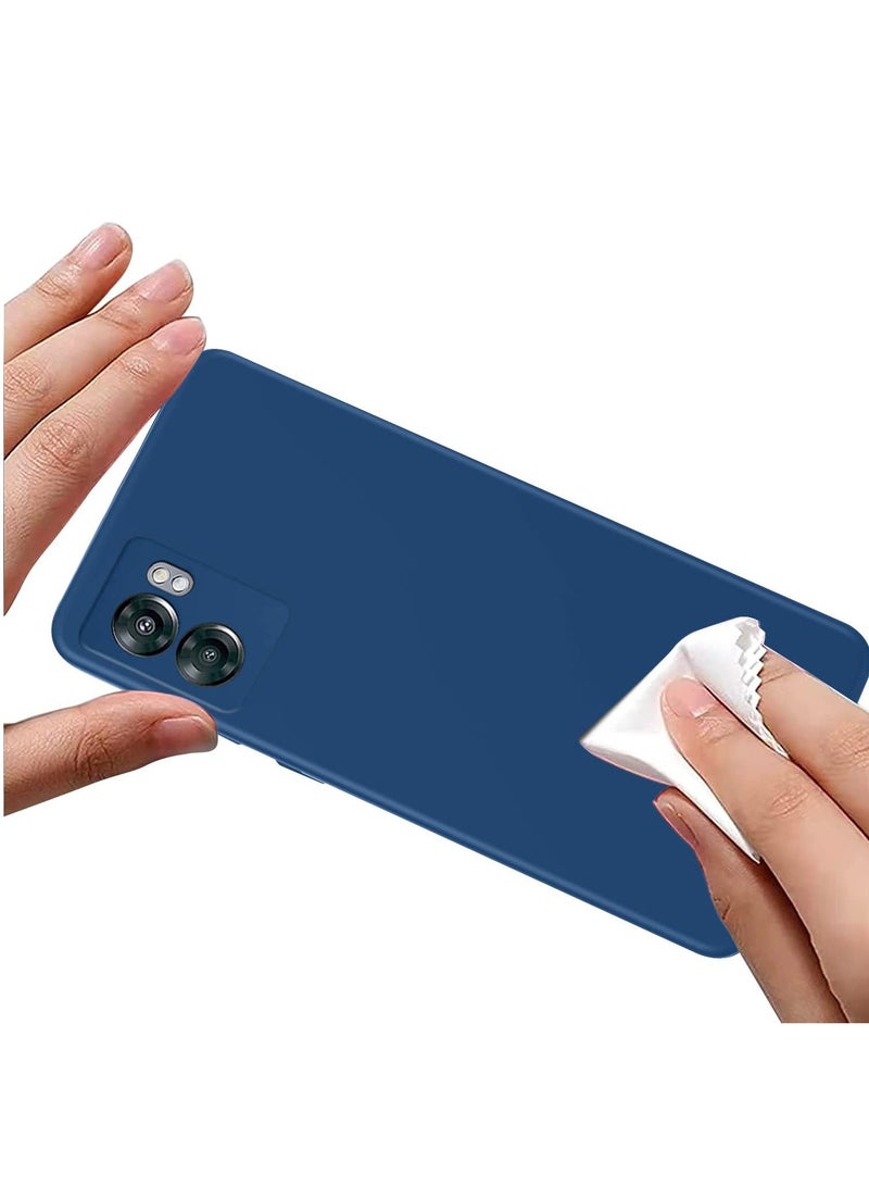 BORTONY OnePlus Nord N300 Case with 2 Pack Tempered Glass Screen Protector Microfiber Shockproof Soft Liquid Silicone Protective Phone Cover Compatible with OnePlus Nord N300 - Image 4