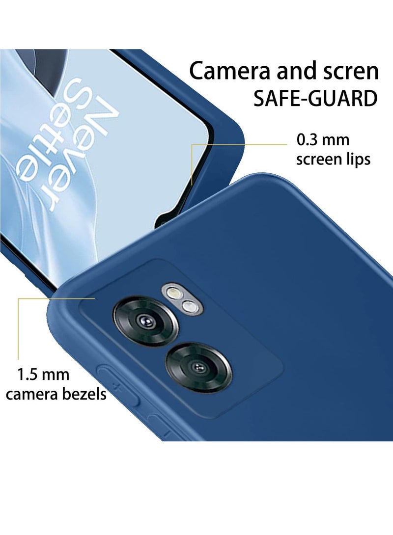 BORTONY OnePlus Nord N300 Case with 2 Pack Tempered Glass Screen Protector Microfiber Shockproof Soft Liquid Silicone Protective Phone Cover Compatible with OnePlus Nord N300 - Image 5