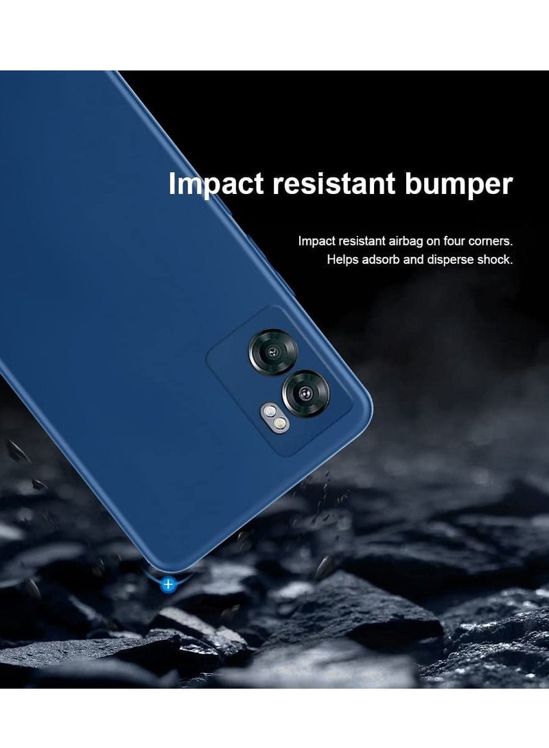 BORTONY OnePlus Nord N300 Case with 2 Pack Tempered Glass Screen Protector Microfiber Shockproof Soft Liquid Silicone Protective Phone Cover Compatible with OnePlus Nord N300 - Image 3