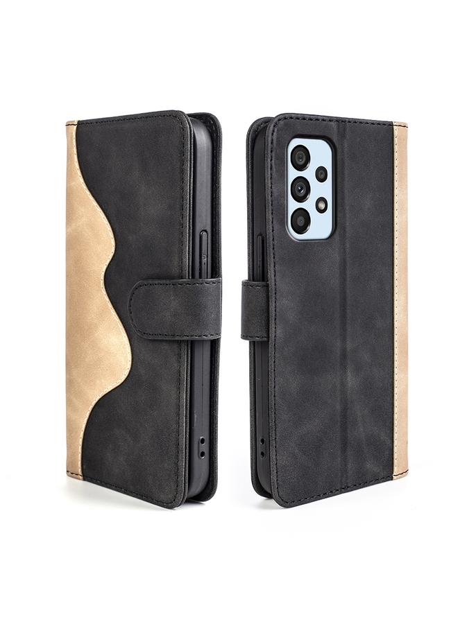 اس-توب جراب لهاتف Samsung Galaxy A53 5G، جراب هاتف جلدي قابل للطي أفقيًا بخياطة - Image 2