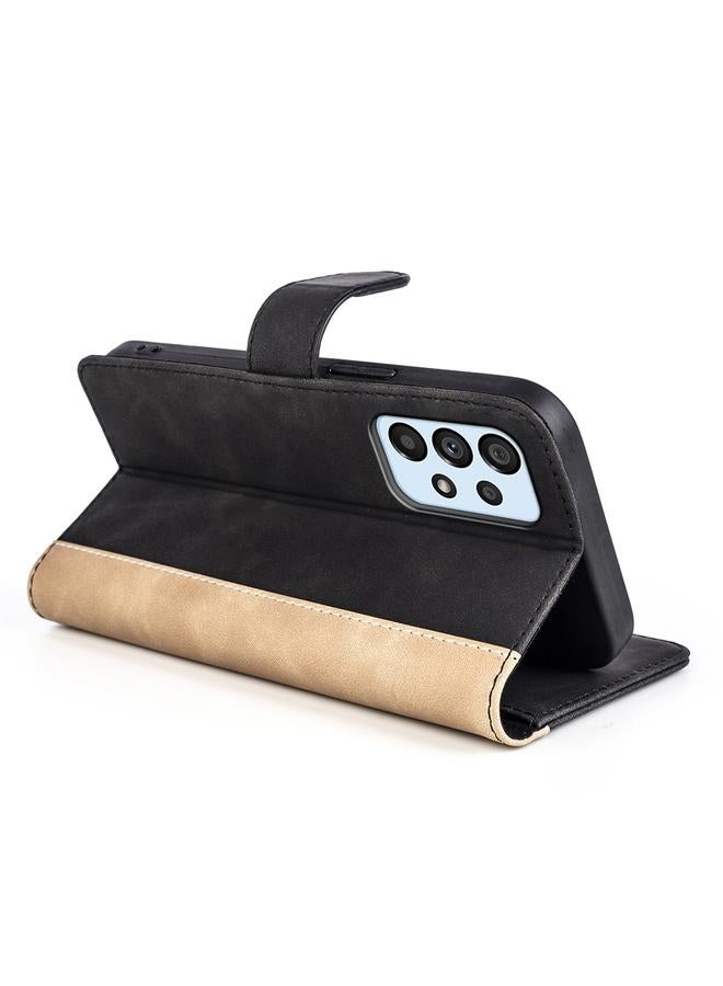 اس-توب جراب لهاتف Samsung Galaxy A53 5G، جراب هاتف جلدي قابل للطي أفقيًا بخياطة - Image 5