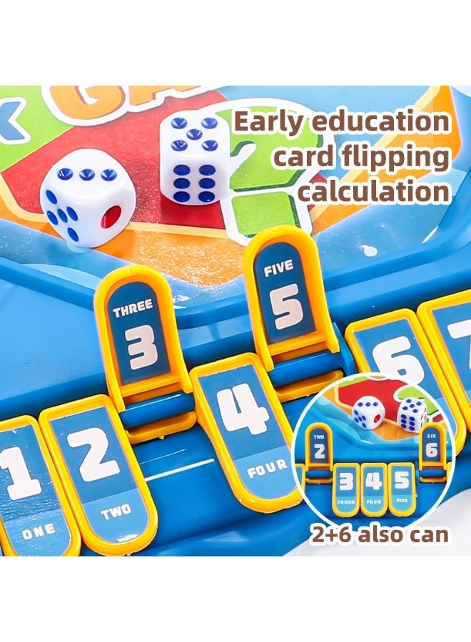 SUFADA Kids Math Counting Game, Interactive Number Flip Board Toy, Parent-child Educational Board Game for Early Learning, Gift for Boys Girls - Image 4