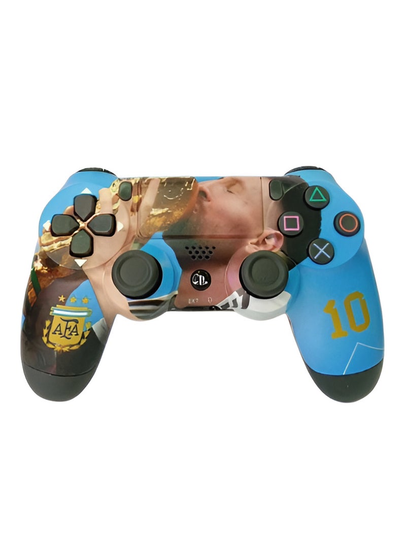 PS4 - Custom Argentina Messi PlayStation 4 DualShock 4 Controller with Charging Cable - Image 1