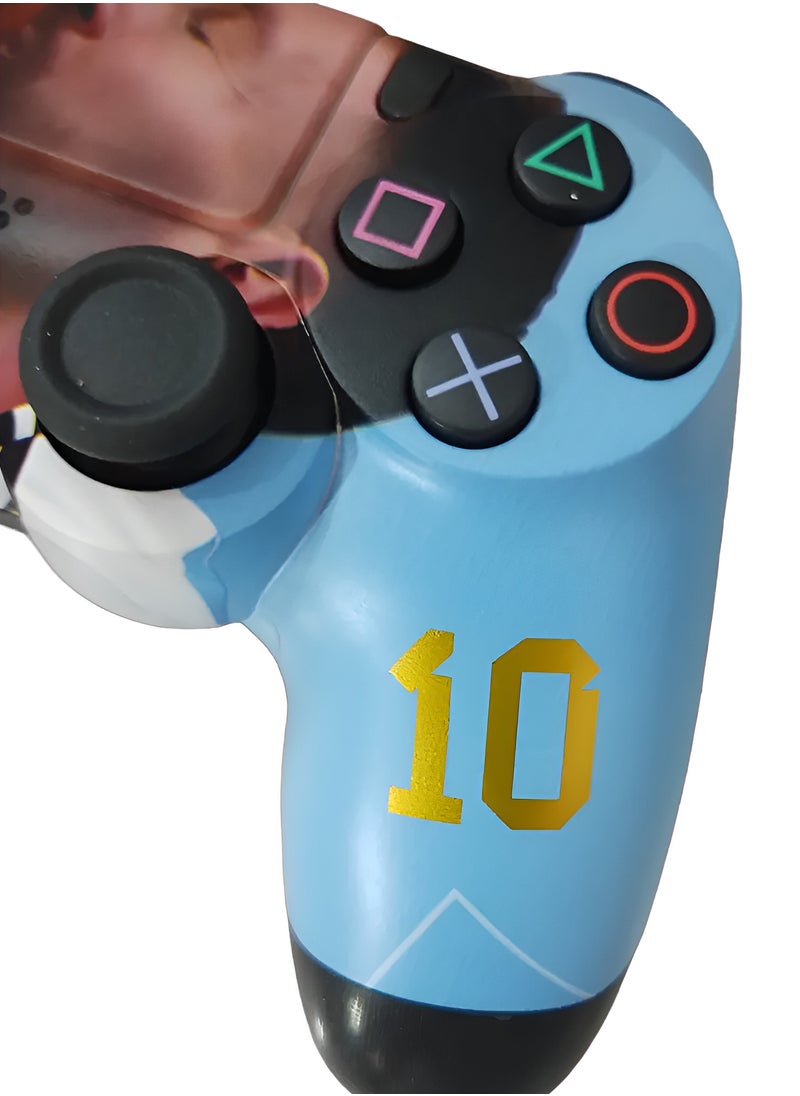 PS4 - Custom Argentina Messi PlayStation 4 DualShock 4 Controller with Charging Cable - Image 1
