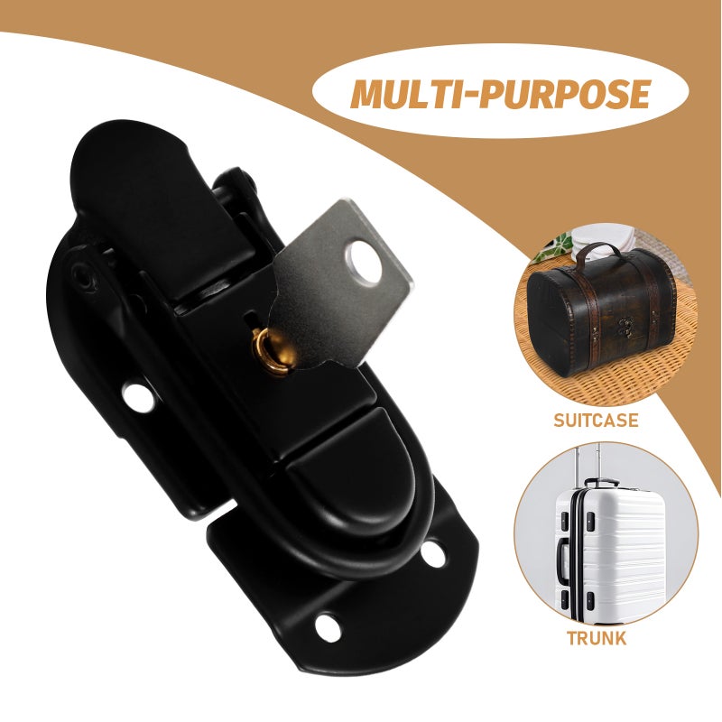 Toggle Latch Suitcase Lock Vintage Box Hasp Locks Decorative Jewelry Box Buckle Jewelry Box Hasp Latch Jewelry Box Buckle - Image 4