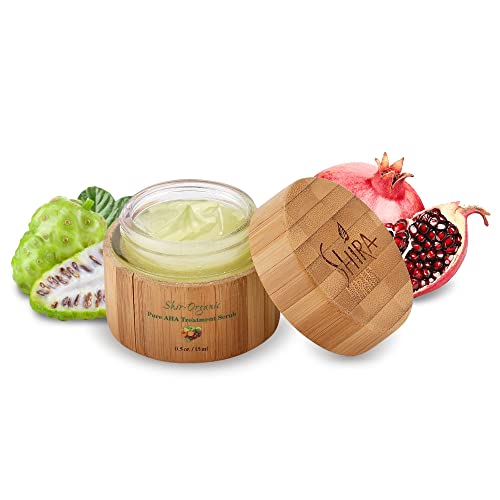 Shira-Organic Pure AHA Treatment Scrub, Natural Scrub For Skin Exfoliation and Rejuvenation, Fit For All Skin Types (15 ML)… - Image 3
