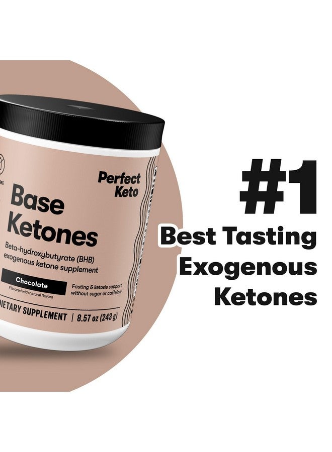 Perfect Keto Exogenous Ketones Powder, BHB Salts for Ketosis & Fasting Support, Electrolytes for Hydration, Caffeine Free Energy, Chocolate, 8.57 oz - Image 5