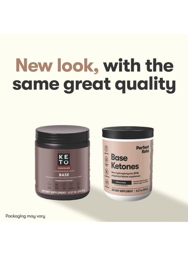 Perfect Keto Exogenous Ketones Powder, BHB Salts for Ketosis & Fasting Support, Electrolytes for Hydration, Caffeine Free Energy, Chocolate, 8.57 oz - Image 4