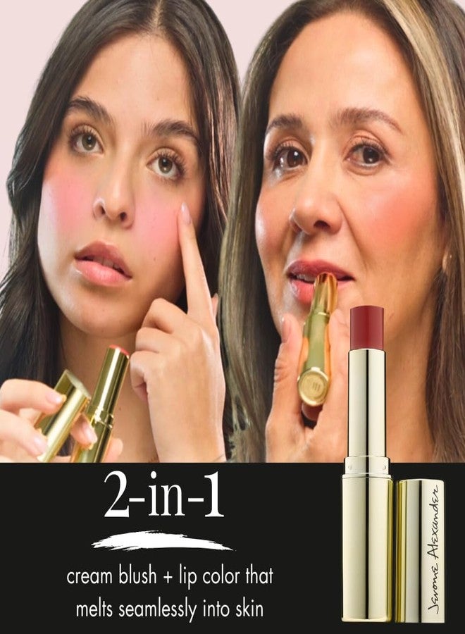 Jerome Alexander MagicMinerals Intense Cream Blush Stick by Jerome Alexander (Classic Pink) - 2-in-1 Cheek and Lip Color - Hydrating, Creamy, Buildable, Long-Lasting Color Formula - Image 2