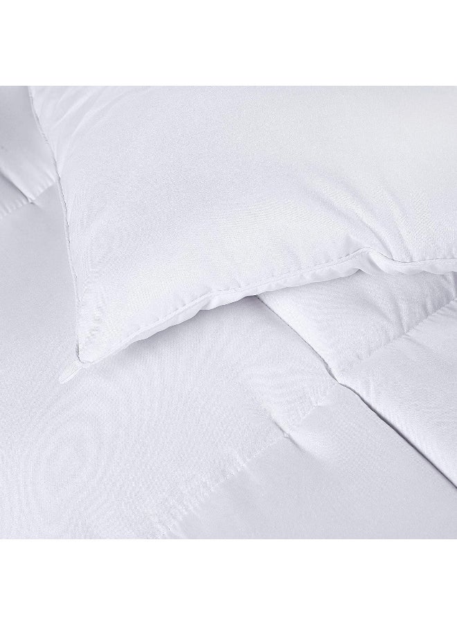 Somerfield - Somer Field - Bedding Comforter Duvet Insert - Quilted Comforter/Duvet with Corner Tabs - Box Stitched Down Alternative Comforter - White (King (240X260 Cm)) - Image 1