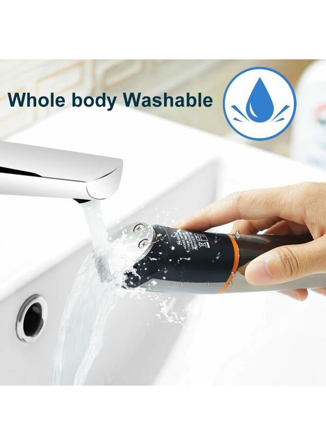 SURKER Beard Trimmer for Men Hair Clippers Body Mustache Nose Hair Groomer Cordless Precision Trimmer 6 in 1 Grooming Kit Waterproof USB Rechargeable - Image 5