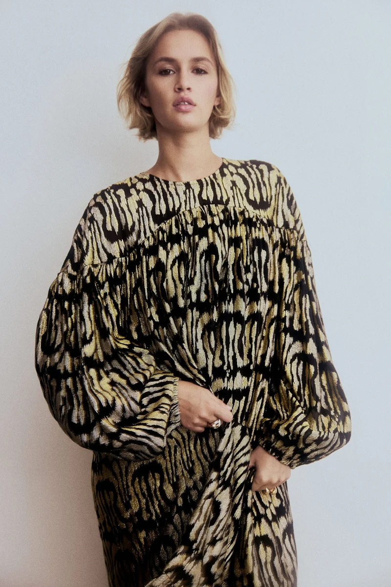 H&M Jacquard-weave dress