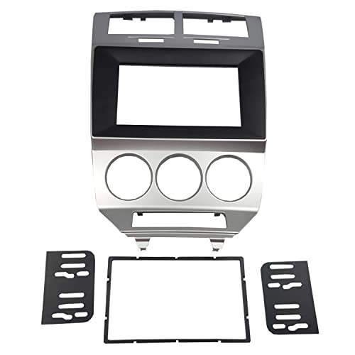 DKMUS Radio Stereo Dash Installation Mount Trim Kit Compatible with Dodge Caliber 2007-2010 for 10.1" and Double Din - Image 2