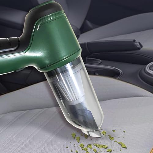 PAGALY Wireless Mini Car Vacuum Cleaner 3 in 1 Portable Cordless with 9000Pa Suction Power with Air Blower for Home,Office,Pet Hair,Car,Keyboard,Makeup Bag,Computer. - Image 4