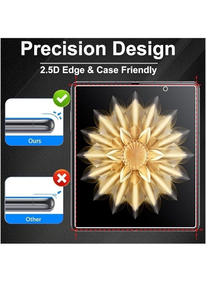 Compatible with Honor Magic V2 5G, 2 Pack Inner Screen Protector and 2 Pack Outer Screen Protector, Anti-Scratch, High Sensitivity HD Soft TPU Flexible Hydrogel Film Protector - Image 5