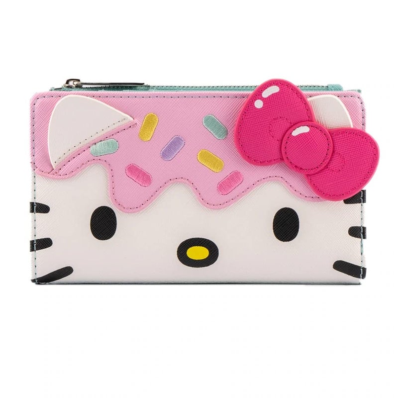 Loungefly Sanrio Hello Kitty Cupcake Faux Leather Flap Wallet - Image 5