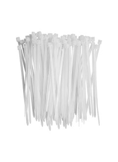 MJZ 4 Inch Zip Ties Self Locking 100 Pieces Nylon Cable Ties elf-Locking Black Nylon Cable Tie Wraps Straps for Indoor and Outdoor  - Image 1
