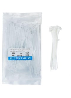 MJZ 4 Inch Zip Ties Self Locking 100 Pieces Nylon Cable Ties elf-Locking Black Nylon Cable Tie Wraps Straps for Indoor and Outdoor  - Image 3