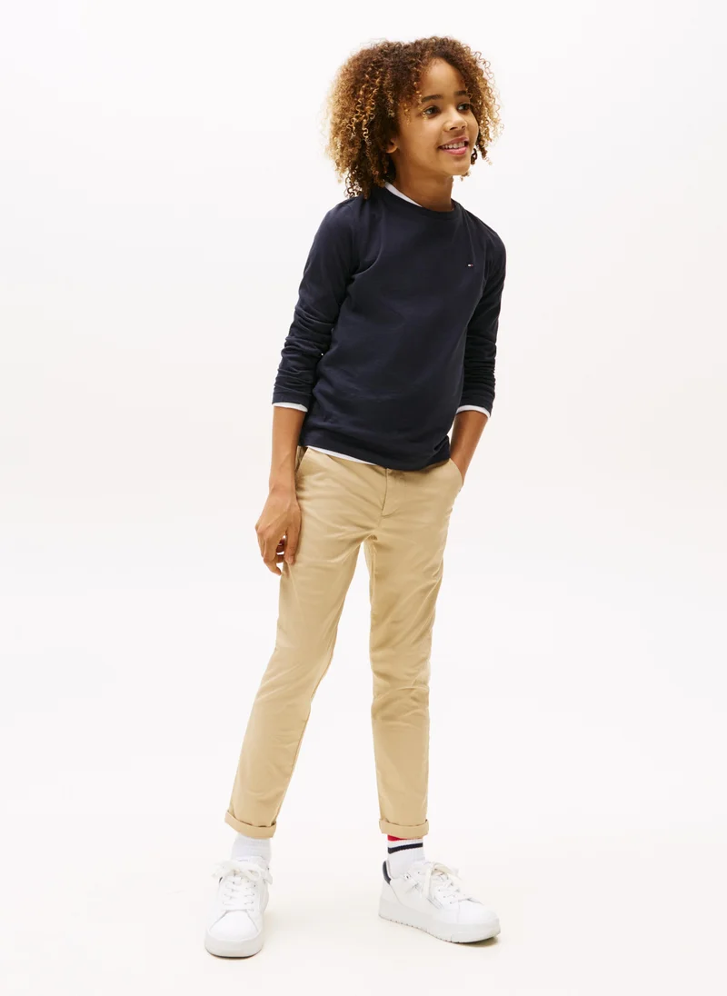TOMMY HILFIGER Kids Crew Neck Short Sleeve T-shirt