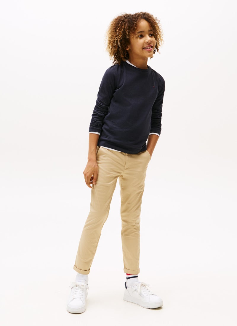 TOMMY HILFIGER Kids Crew Neck Short Sleeve T-shirt  - Image 4