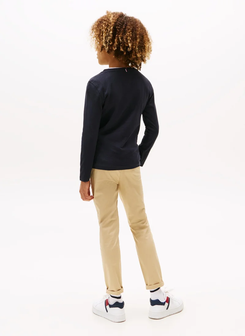 TOMMY HILFIGER Kids Crew Neck Short Sleeve T-shirt