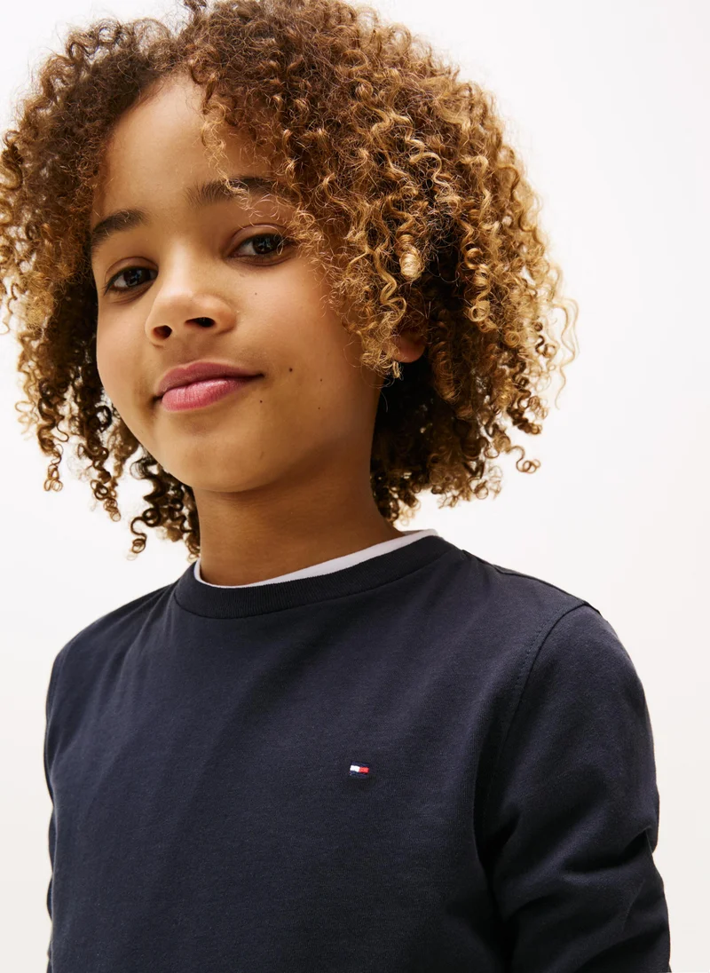 TOMMY HILFIGER Kids Crew Neck Short Sleeve T-shirt