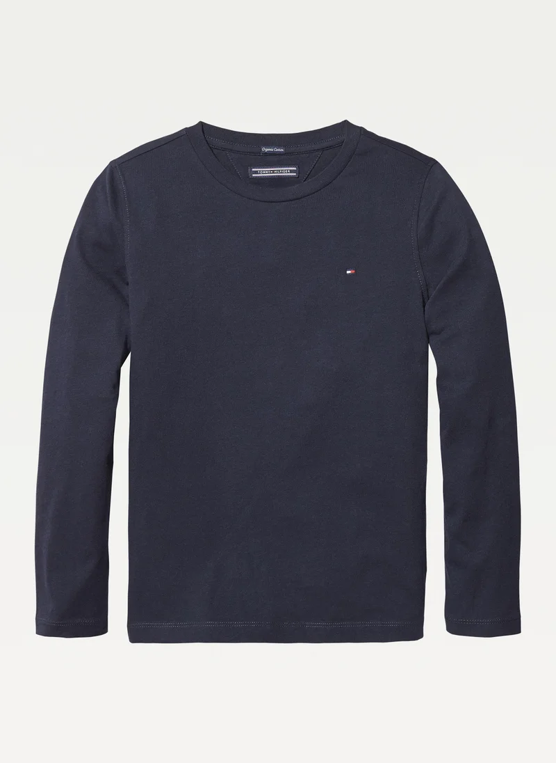 TOMMY HILFIGER Kids Crew Neck Short Sleeve T-shirt