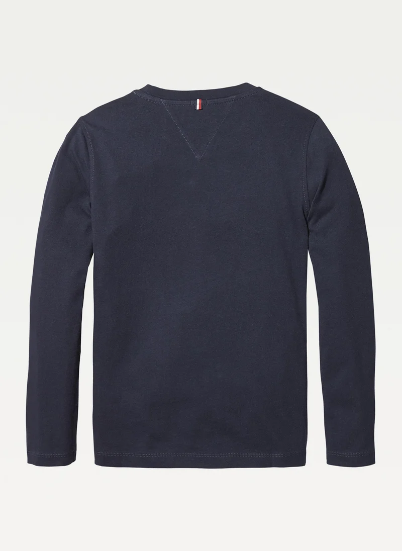 TOMMY HILFIGER Kids Crew Neck Short Sleeve T-shirt