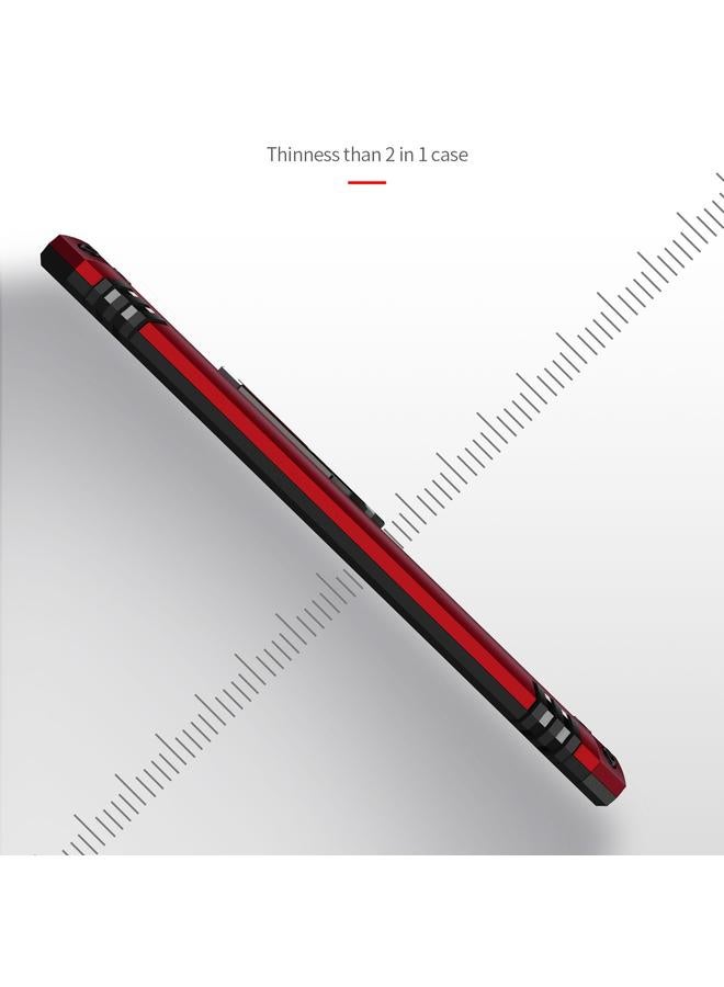 اس-توب جراب لهاتف Galaxy M30s Armor مقاوم للصدمات مصنوع من مادة TPU + PC مع حامل يدور 360 درجة - Image 5