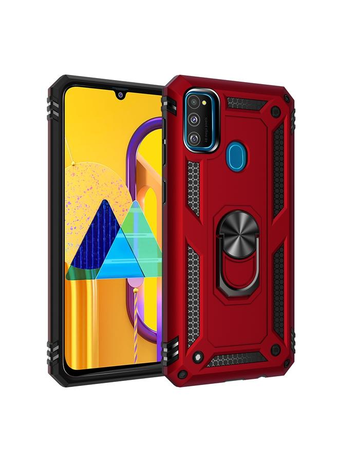 اس-توب جراب لهاتف Galaxy M30s Armor مقاوم للصدمات مصنوع من مادة TPU + PC مع حامل يدور 360 درجة - Image 2