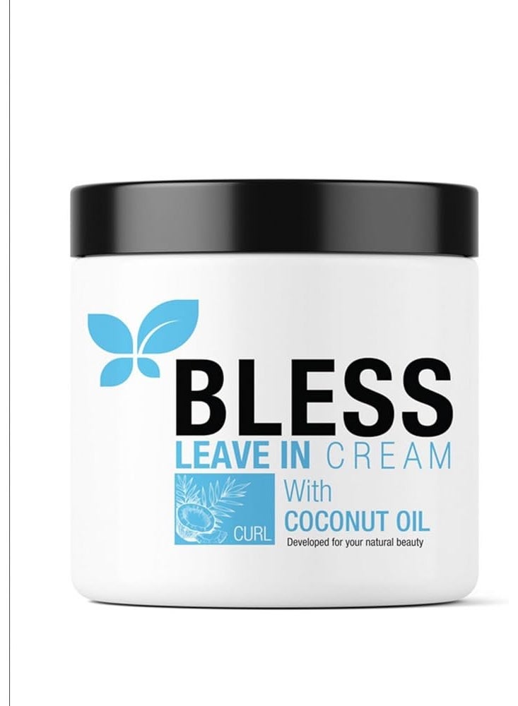 BLESS LEAVE IN CREAM WITH COCONUT OIL 450ML