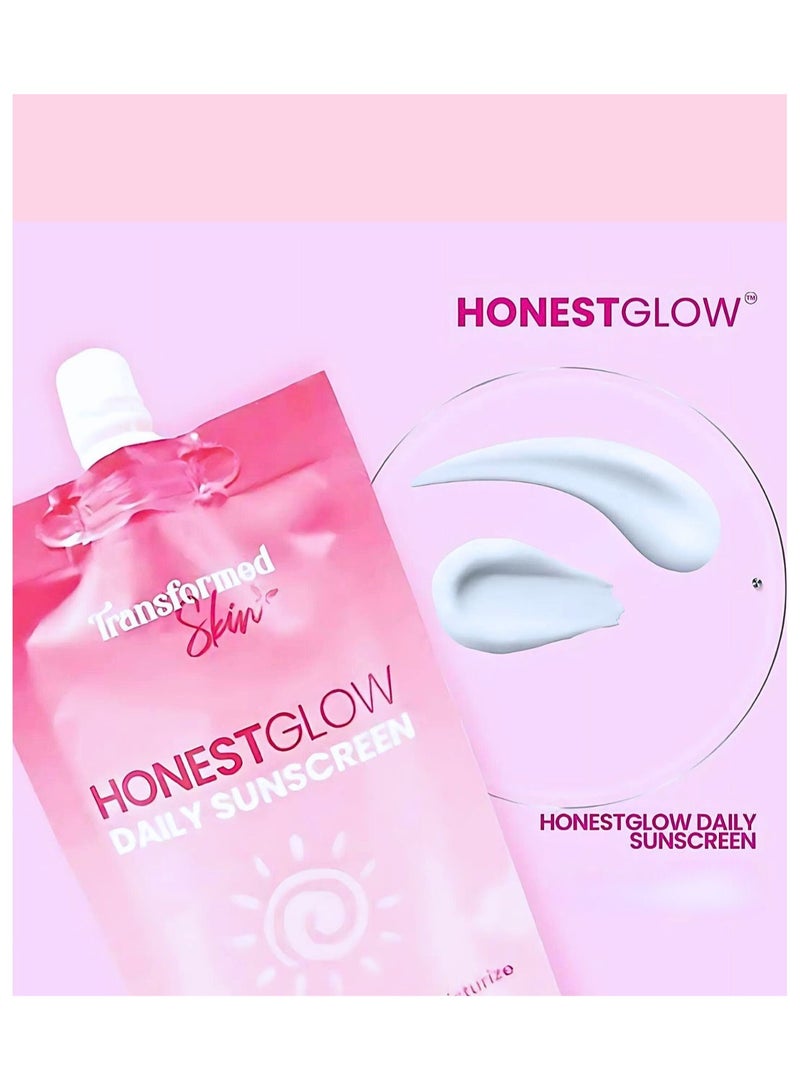 الجلد المتحول واقي الشمس اليومي المتوهج الصادق بعامل حماية من الأشعة فوق البنفسجية فئة 50، حماية من الأشعة فوق البنفسجية فئة A، 50 جرام - Image 4