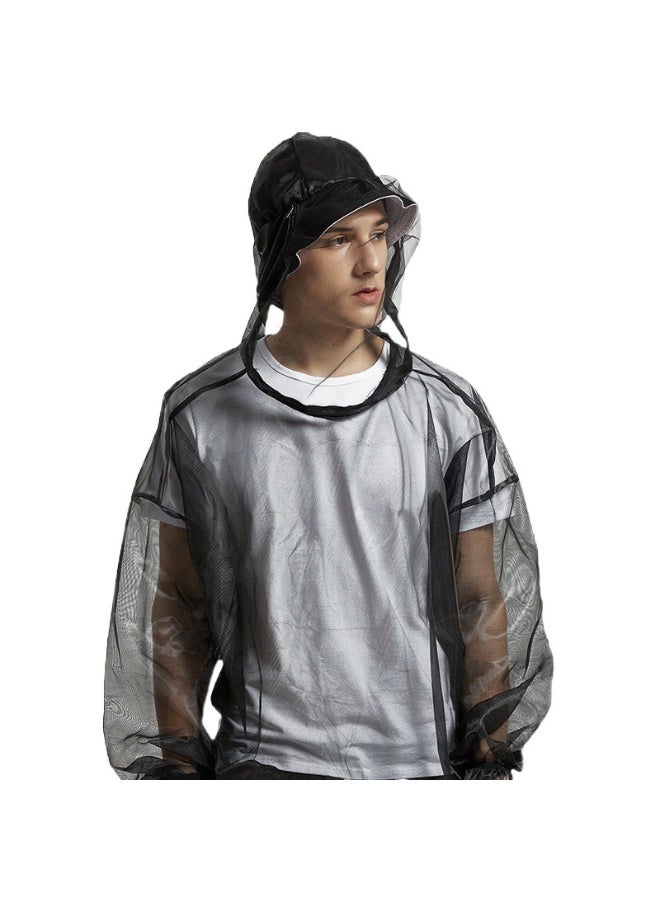 Generic Summer Fishing Jacket and Pants Set for Camping and Outdoor Adventures, Mosquito-Repellent Design - Image 3