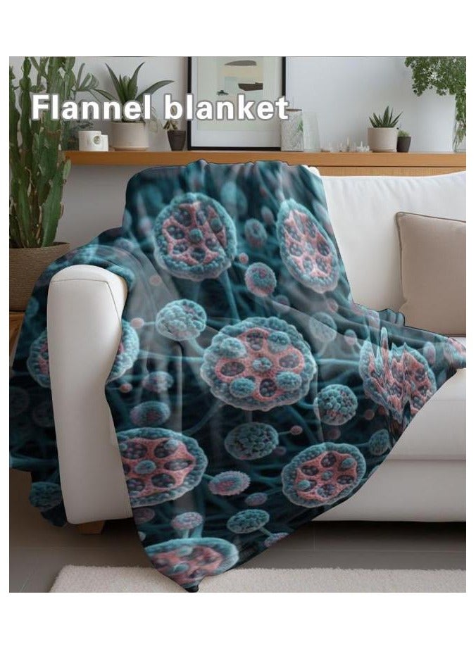 general Flannel thin blanket (warm and comfortable, suitable for sleep, gaming, dust removal and sandproof) 150cm*200cm - 844 - Image 5