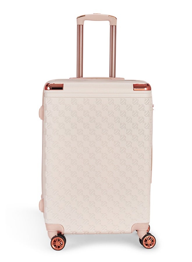 LIMRA Cabin Carry Check-In Luggage Trolley Size 20 inch Beige - Image 1