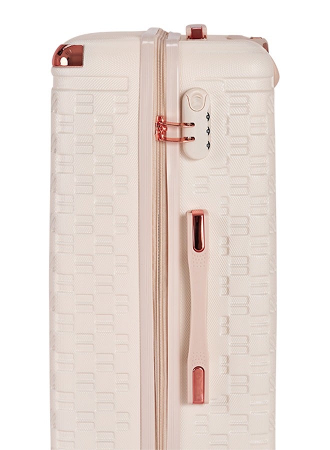 LIMRA Cabin Carry Check-In Luggage Trolley Size 20 inch Beige - Image 3