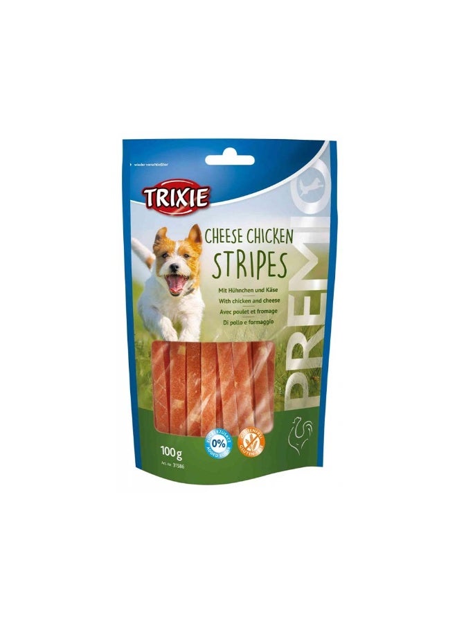 Trixie Premio Cheese Chicken Stripes Dog Treats - 100g