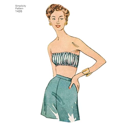 Simplicity Vintage Simplicity 1426 Women's Vintage Fashion 1950's Bra Sewing Pattern, Sizes 14-22 - Image 4