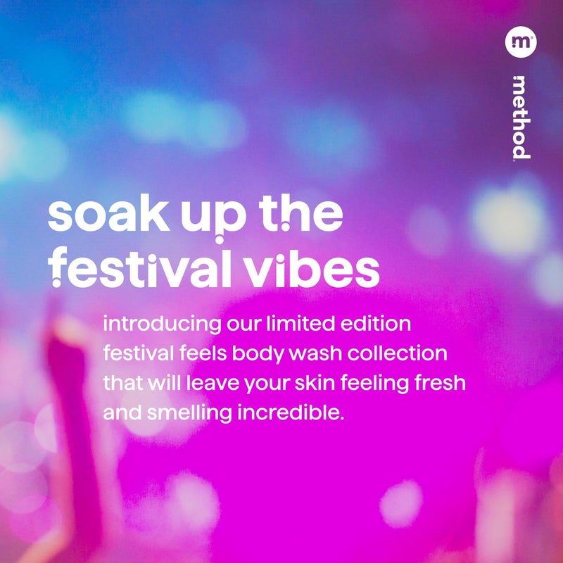 Method غسول الجسم إصدار محدود من ميثود، حرارة الهيب هوب مع نغمات الكركديه، ورقة الياسمين، والليتشي، 18 أونصة - Image 4