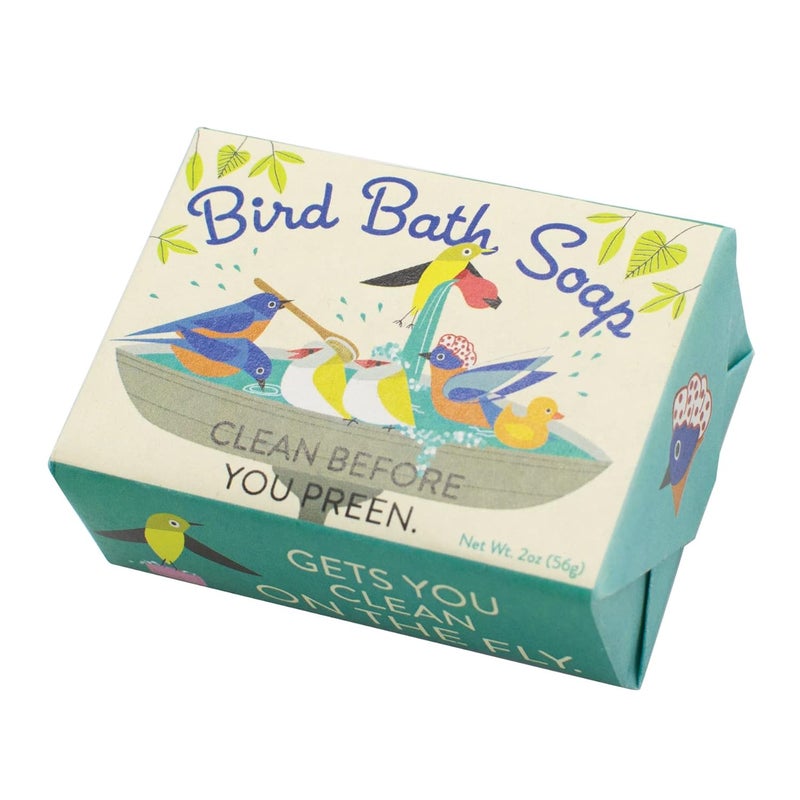 The Unemployed Philosophers Guild Bird Bath Soap  Made in The USA 2oz 56g Travel Sized Guest Bar