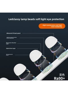 General Live Fill Light Anchor Dedicated Portable Desktop Double Live Room Beauty Soft Light Facial Lighting Light-Specification:Upgraded Integrated Single-row Fill Light (three-color Stepless Dimming)  - Image 4