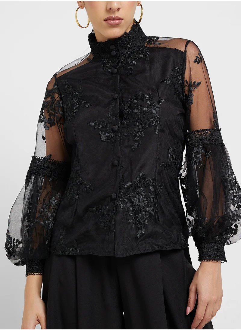 ELLA Sheer Top