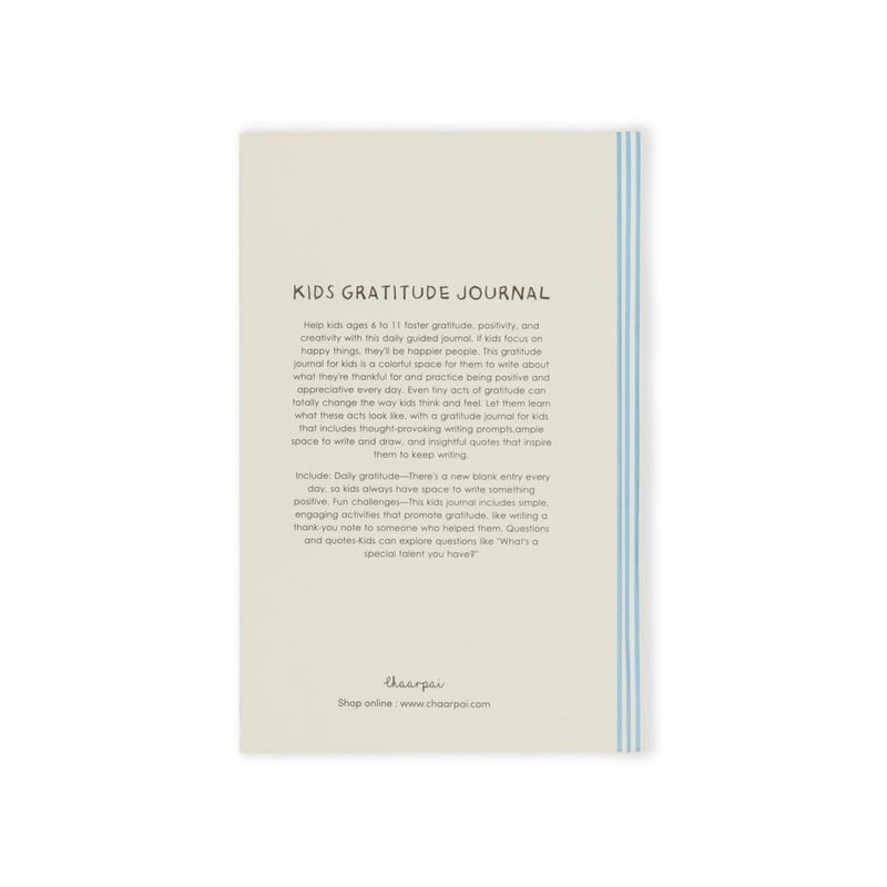 CHAARPAI Kids Gratitude Journal for 6 Months, Daily Confidence Build Up & Self Growth Journal for Kids, A5 Size,100 GSM Paper with Matt Laminated Hardbound Cover, 5-12 Age (Grateful & Joyful) - Image 2