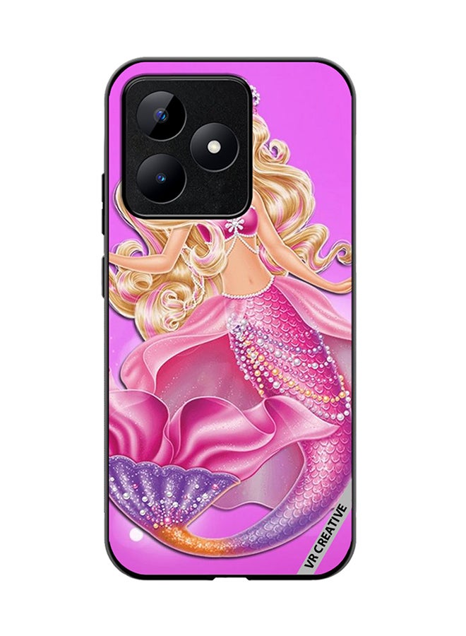 VR CREATIVE Protective Case Cover For Realme C53 Mermaid Barbie Design Multicolour - Image 1