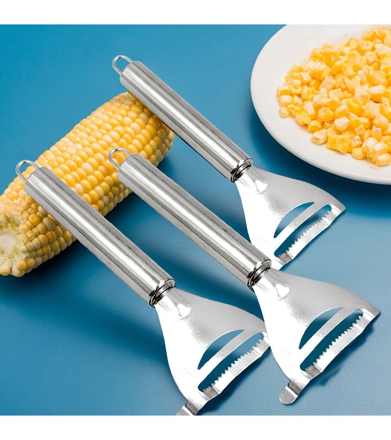 2Pcs Heavy Duty Corn Stripper And Vegetable Peeler 7.09x2.56inch For Kernel Remover - Image 5