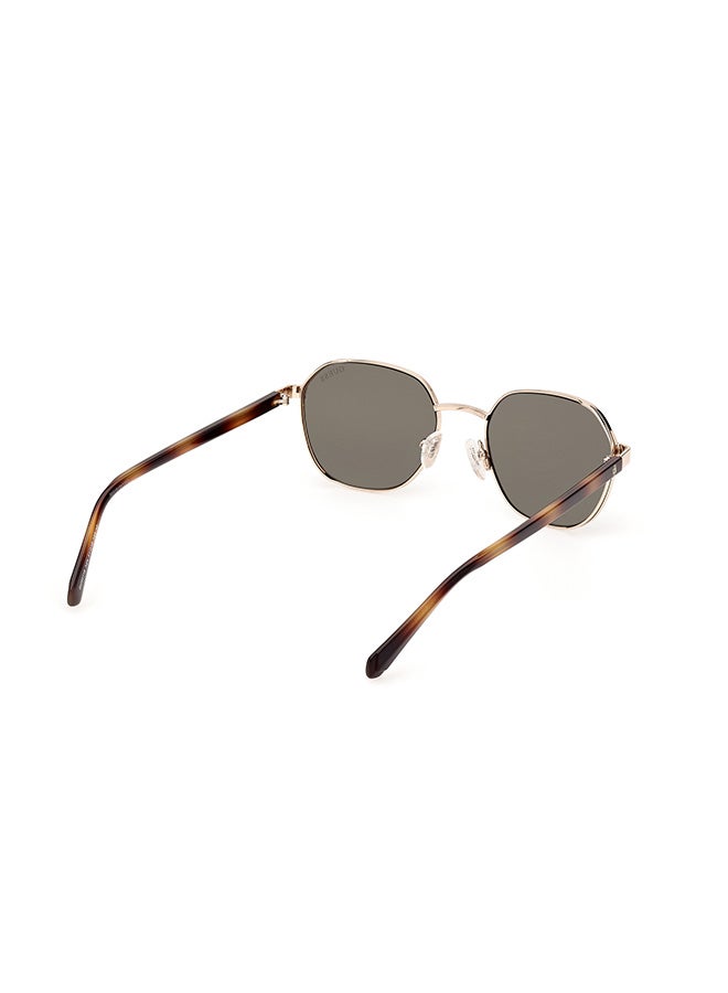 GUESS نظارة شمسية دائرية للرجال مع حماية من الأشعة فوق البنفسجية - GU0011632N51 - مقاس العدسة: 51 مم - Image 5