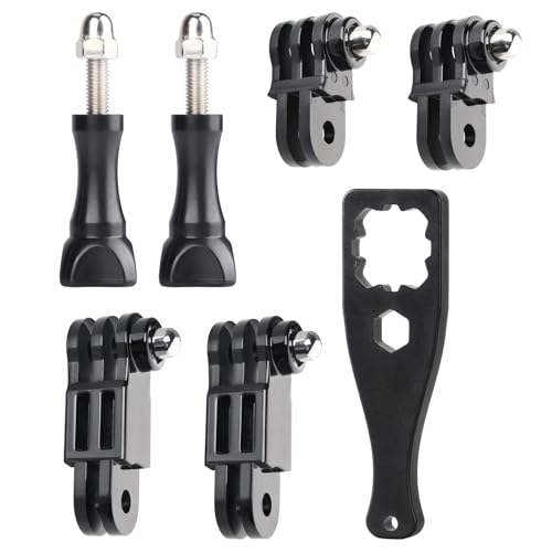 HSU Adjust Arm Straight Joints Mount, Long and Short Same Direction Straight Joints Mount for GoPro Hero 13 12 11 10 9 8 7 6 5 4 3 3+ 2 1, AKASO Campark and Other Action Cameras - Image 1