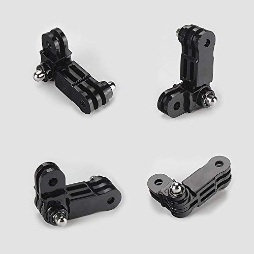 HSU Adjust Arm Straight Joints Mount, Long and Short Same Direction Straight Joints Mount for GoPro Hero 13 12 11 10 9 8 7 6 5 4 3 3+ 2 1, AKASO Campark and Other Action Cameras - Image 5
