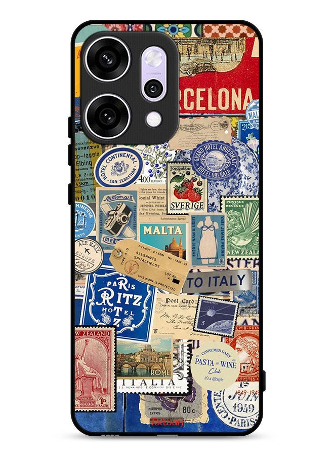 Tolwak Oppo Reno14 Pro Protective Case Cover Stickers Of Different Cities - Image 1